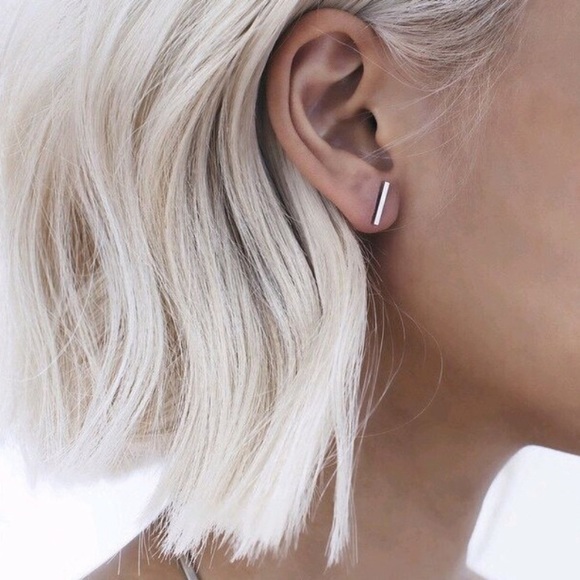 💕Last one Minimalist String Stud Earrings - Picture 3 of 9